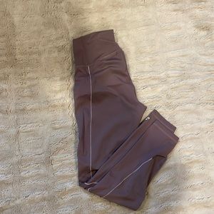 Women’s adidas 7/8 purple athletic leggings